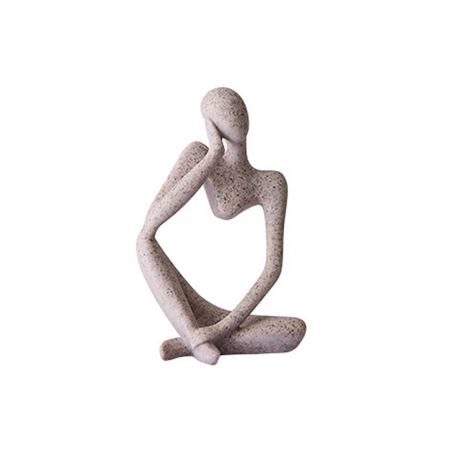 

Абстрактная скульптура Мыслитель Абстрактный стиль Синтетическая смола Красивый декор Фигурка мыслителя для дома