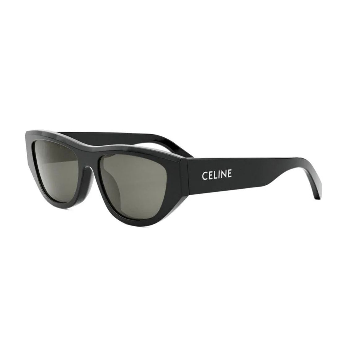 

Celine Logo Irregular Frame Sunglasses Women sunglasses Black CL40278U01A White Eyeglass Pouch