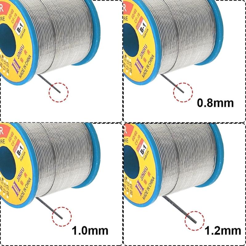 Tin Lead Solder Wire with Rosin Core for Smooth and Stable Soldering 0.5mm 0.6mm 0.8mm 1.0mm 1.2mm 1.5mm 2.0mm