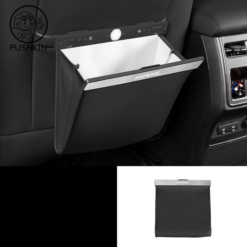 

For HAVAL H9 2024 2025 2026 Car Rear Garbage Bag Interior Car Seat Back Hanging Chair Back Storage Bag Accessories