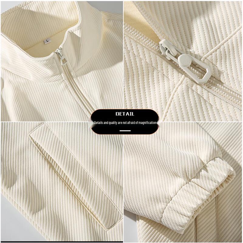 JEEP SPIRIT Men's Stand-Collar Casual Jacket