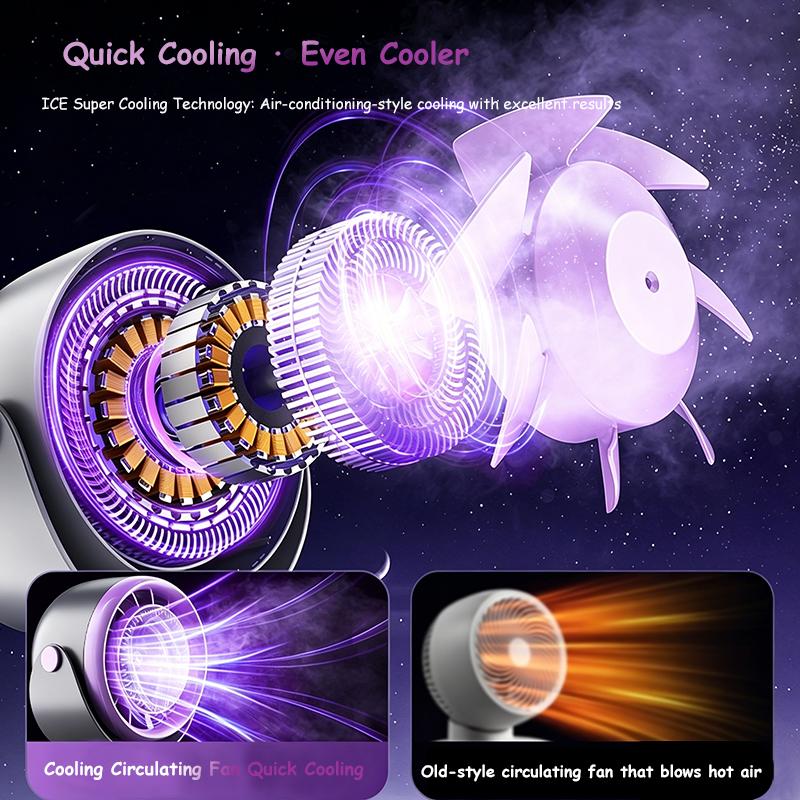 Xiaomi 100-Speed Hurricane Fan, Low-Noise, Large LCD Touch Screen, AC-Style Cooling, Long-Lasting