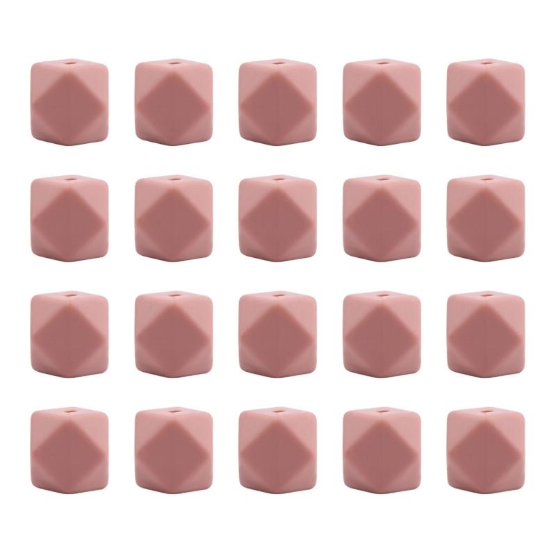 20Pcs Geometric Resin Beads 14mm Octagonal Spacer Beads Octagonal Beads Craft Bead for Bracelet Necklace Jewelry Making