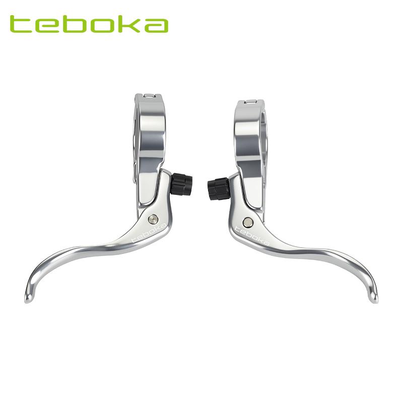 TEBOKA Road Bike Auxiliary Brake Handle Caliber 31.8mm Aluminum Alloy Curved Handle Brake Lever Bicycle Hand Brake
