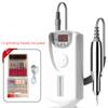 Nail Drill Machine Pro Lathe Nail Milling Cutter Rechargeable Nail Art Electric Sander Motor Polisher With 12 Polishing Head