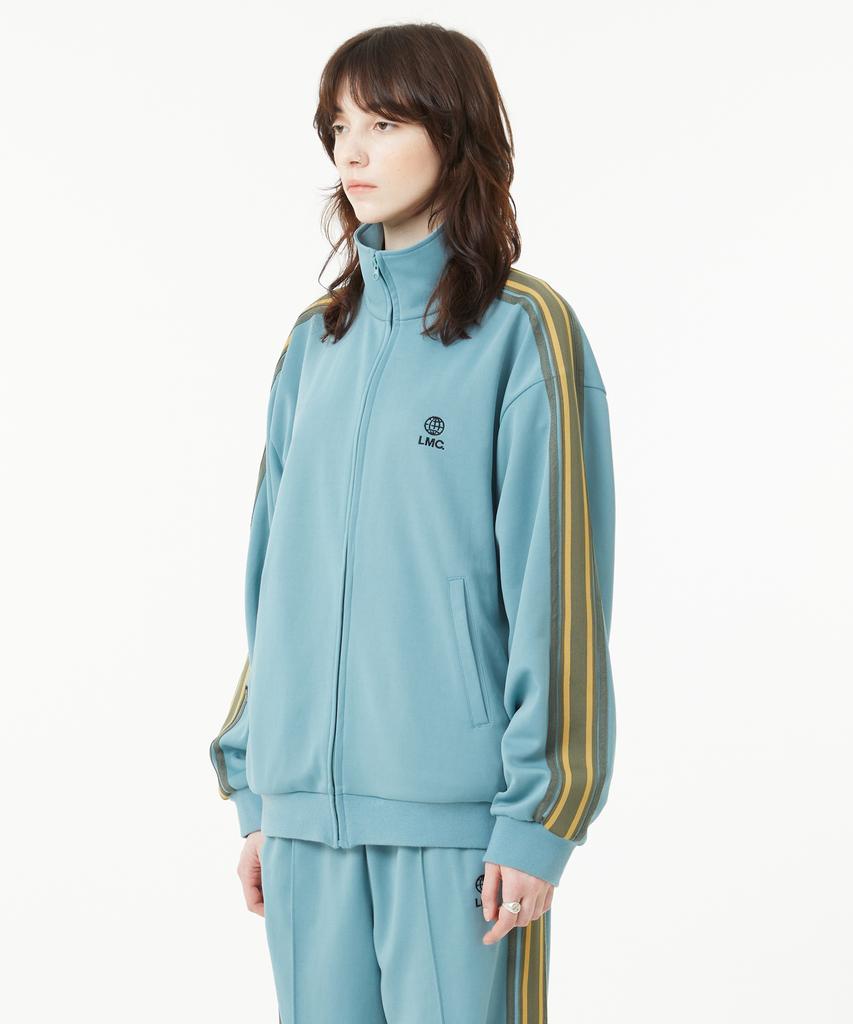 Lmc Side Striped Jersey Track Top Navy