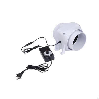 Ventilador de Duto de Exaustão de 4 polegadas Tubo Ventiladores Portáteis Silenciosos Ventilação para Lavanderia Janela