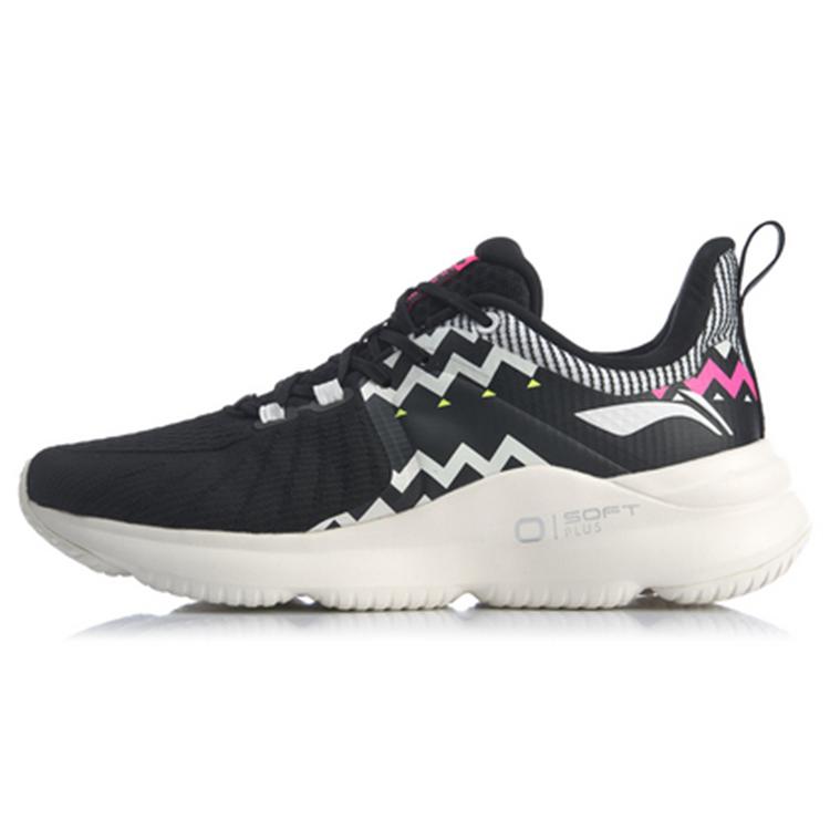 

New LiNing SOFT PLUS Plus Low Top Running Shoes Women s Black White ARHQ024-6 37