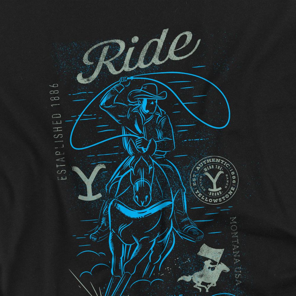 Yellowstone Mens Ride For The Brand T-Shirt