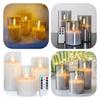 Flameless Remote Candles Control  Flickering Led Lights Beautiful Interesting