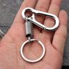 Frühlings-Schlüsselanhänger, Kletterhaken, Auto-Schlüsselanhänger, einfacher starker Karabiner-Form-Schlüsselanhänger, Zubehör, Metall-Vintage-Schlüsselanhänger