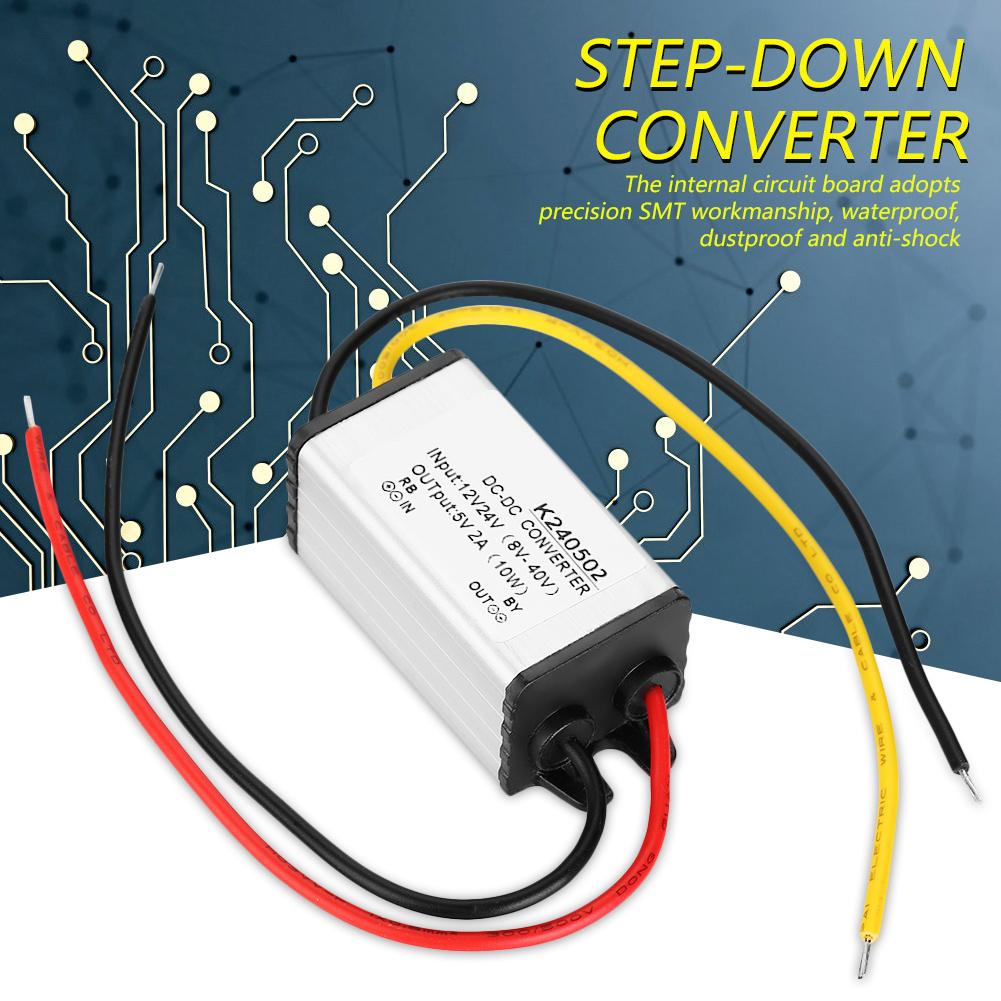 DCDC 12V24V auf 5V 2A Abwärtswandler Step-Down Stromversorgungsmodul