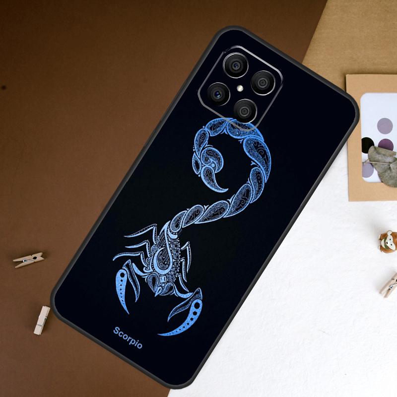 Zodiac Sign Case For Honor Magic 5 Lite Magic 6 Pro 50 70 90 X6 X7 X8 X9 8X X7a X6a X8a X9a X9b Cover