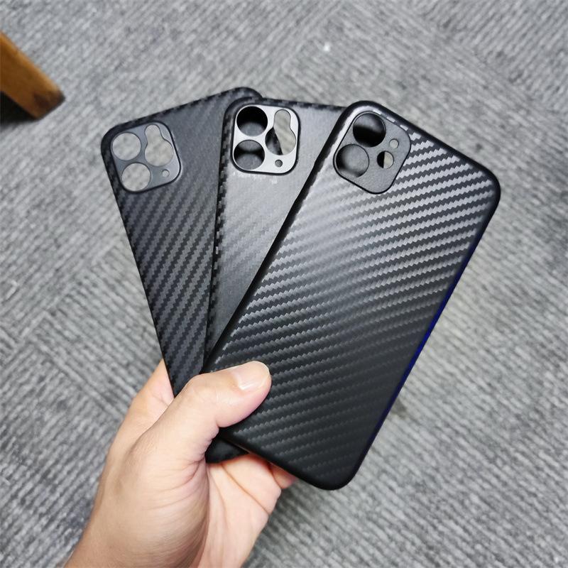 For IPhone 16 Phone Case for Apple 15promax Carbon Fiber Pattern 14 Ultra-thin PP Shell 13pro