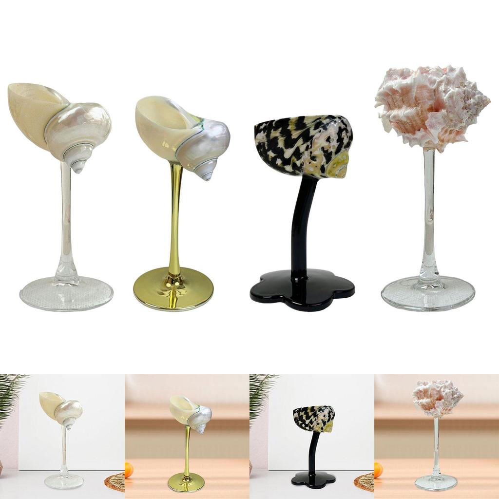 Conch Shell Champagne Glass Cup Home Decor Champagne Cup Goblet for Women Men Ad