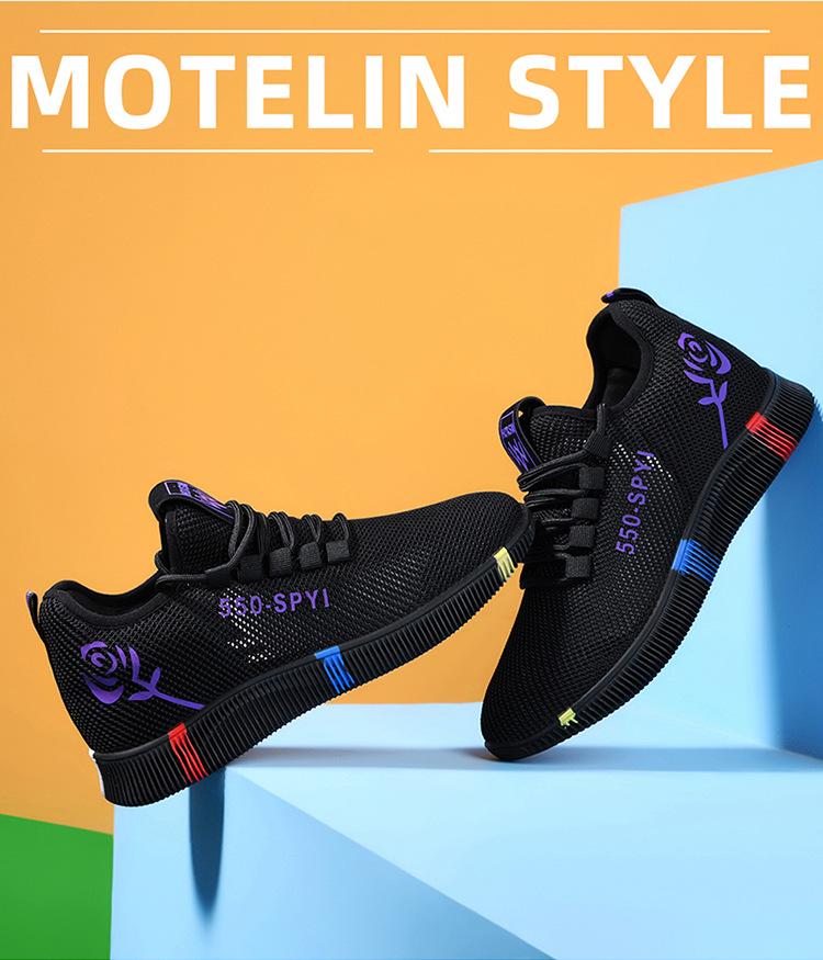 Shield Fox Women's Breathable Mesh Walking Sneakers 2025 - Non-slip, Lightweight, Casual Shoes for Moms