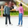 1/64 Fitness Figure Model Miniature Scenes DIY Projects S Scale Desktop Ornament Resin Figurines
