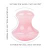 Natürliches Rosenquarz Gua Sha Schabmassagegerät Pilzform Kristall Guasha Stein Für Spa Entspannende Meditation Massagegerät