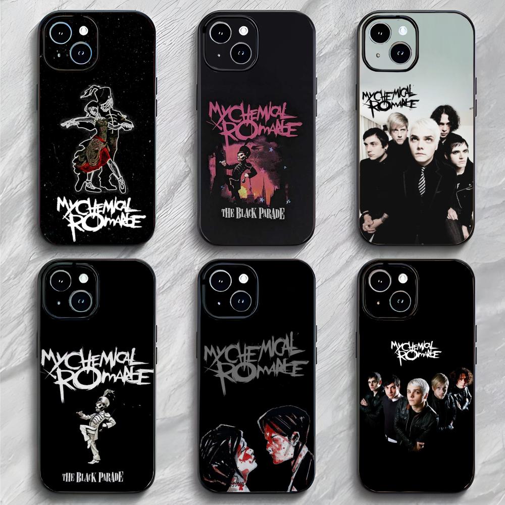 Emo Rock Legends M-My Chemical Romance Phone Case Phone Case Soft Packaging Lightweight For iPhone17 16 15 14 13ProMax