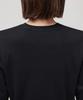 MUSINSA STANDARD WOMAN Women'S Crew Neck Crop Long Sleeve T-Shirt [Black]