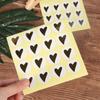 20sheet Round Heart Adhesive Sticker Cute Sealing Label Sticker for Birthday Cards Envelope Decoration Stationery