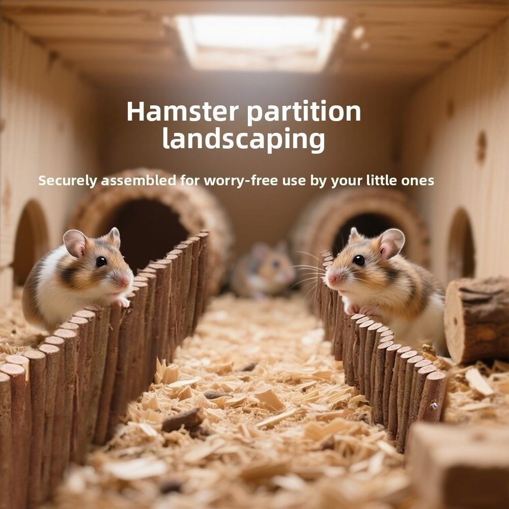 Holz Molar Weidenzweig Kleintier Kaninchen Kauspielzeug Bogenbrücke Spielzeug Hamster Molar Zubehör