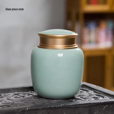 Cha Xun Di Ofen Seladon Keramik Versiegelte Teedose 410ml