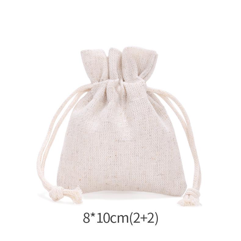 Leinen Kordelzugbeutel - Anpassbares Logo, Staubdichter Jute-Aufbewahrungsbeutel