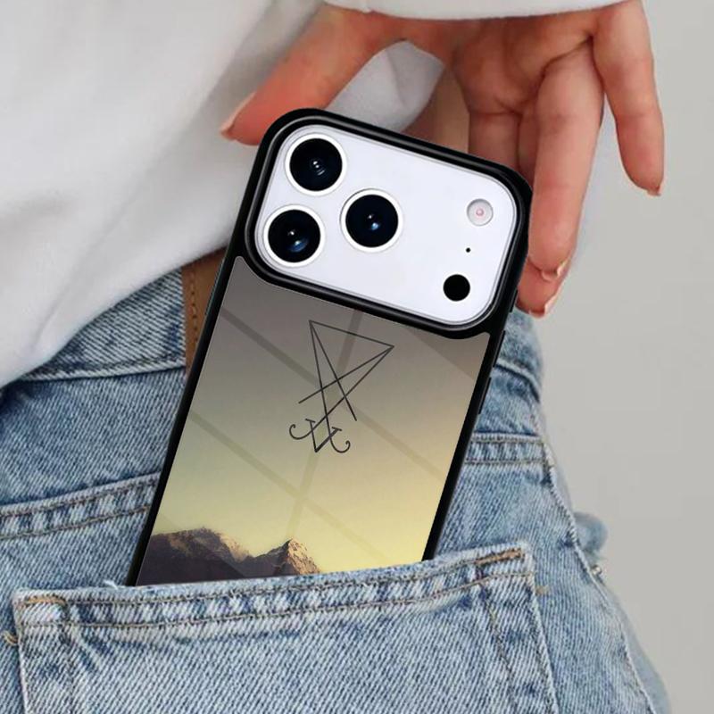 Sigil of Lucifer Phone Case for iPhone 17ProMax 12 13 14 15 16e 17 Pro Max Plus Air Cover