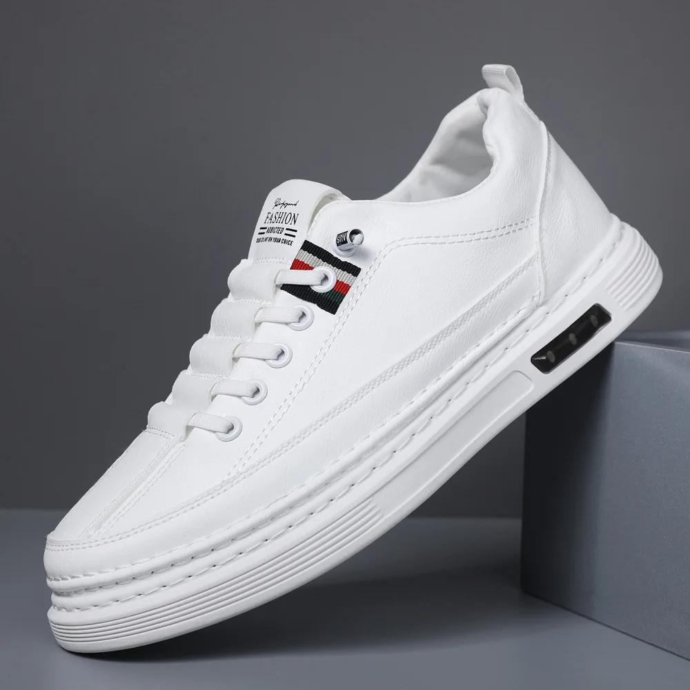 Mens Shoes Spring Autumn Fashion Brand Casual  Shoes British Style High End Soft Sole Leather Shoe Four Seasons Versatile Flats