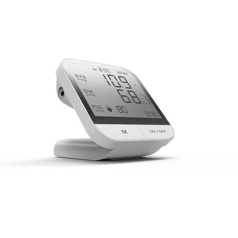 Misuratore di Pressione Elettronico da Braccio Superiore ad Alta Precisione Grado Medico Completamente Automatico con Ampio Schermo per Uso Domestico Anziani