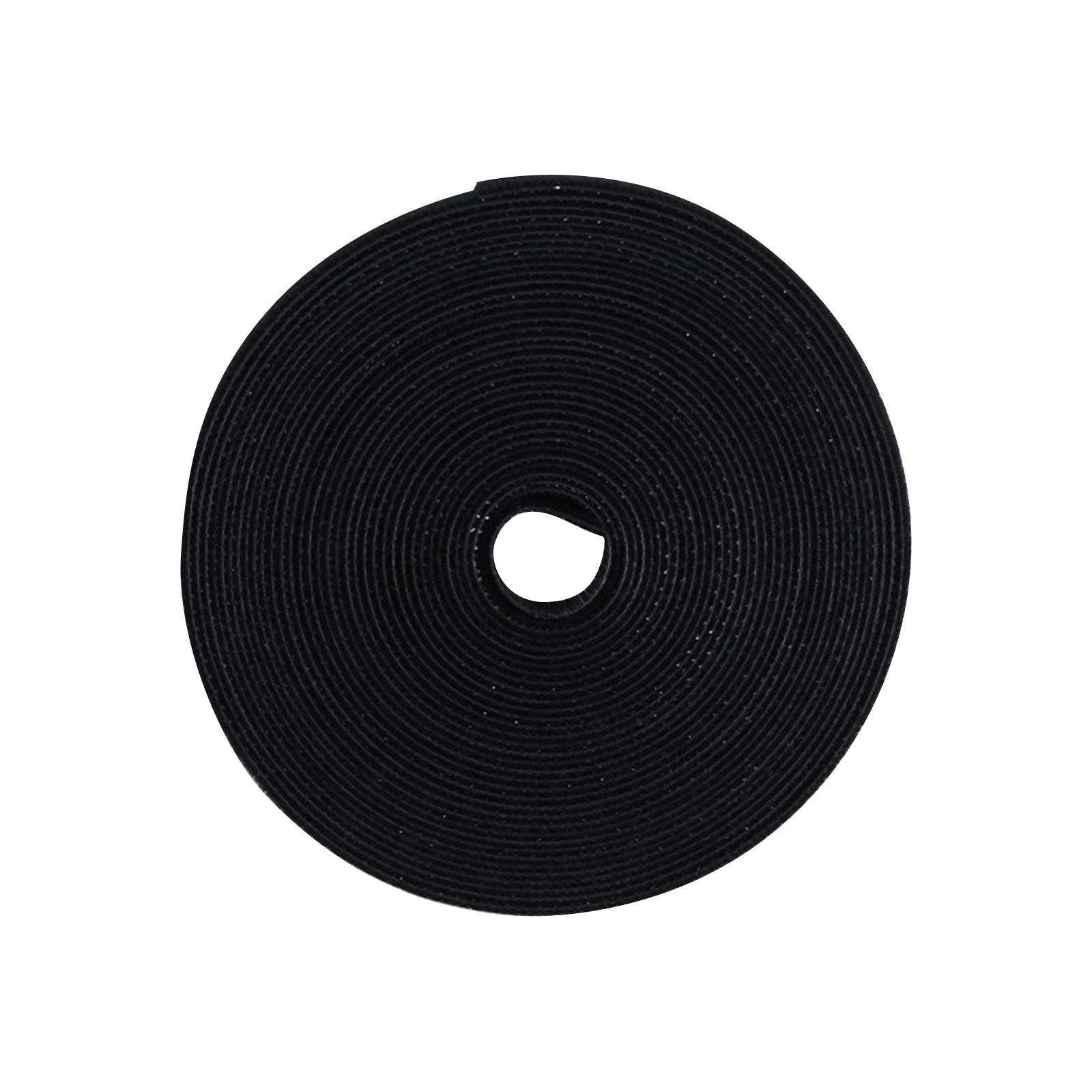 

Minimalist Cable Organizer Straps – Reusable Hook And Loop Wire Ties For Cords, Power Strips & Chargers1pc,Tearable (1.2cm * 5m) One Size чорний