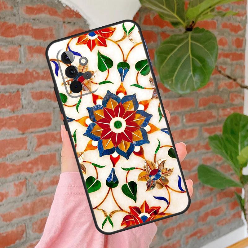 Moroccan Tile Phone Case For Samsung Galaxy A54 A34 A14 A55 A35 A25 A15 A52 A32 A12 A51 A71 A13 A33 A53