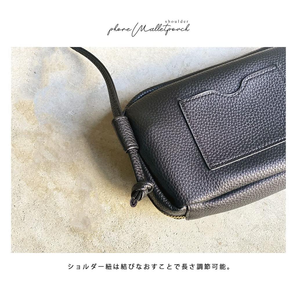 Smartphone Shoulder Smartphone Wallet Shoulder Wallet Shoulder Smartphone Horizontal [Gisele] Bag, Pouch, Bag, Pochette, Bag, Pochette, Lightweight,