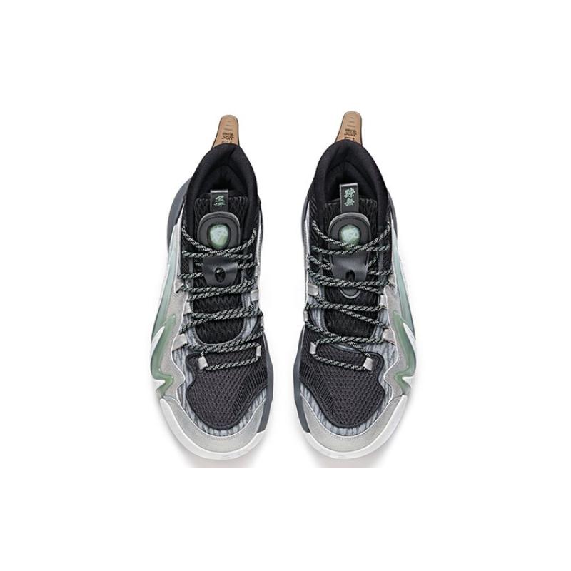 Anta Berserk 2 Textile, Synthetic Leather, TPU Cushioning Slip Resistant Abrasion Resistant High Top Basketball Shoes Sneakers 112031602-5