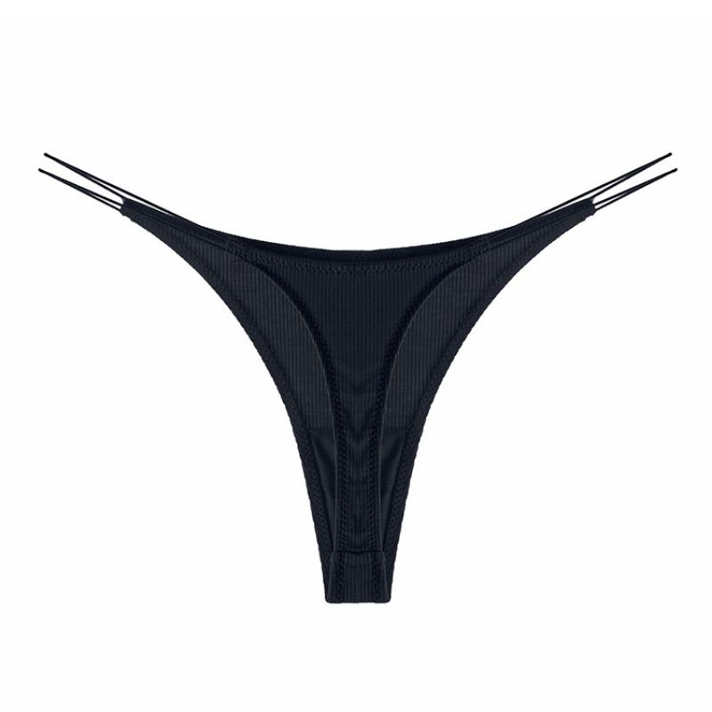 Pantaloni a T sexy da donna in cotone con filo sottile Nastro confortevole e traspirante perizoma da donna