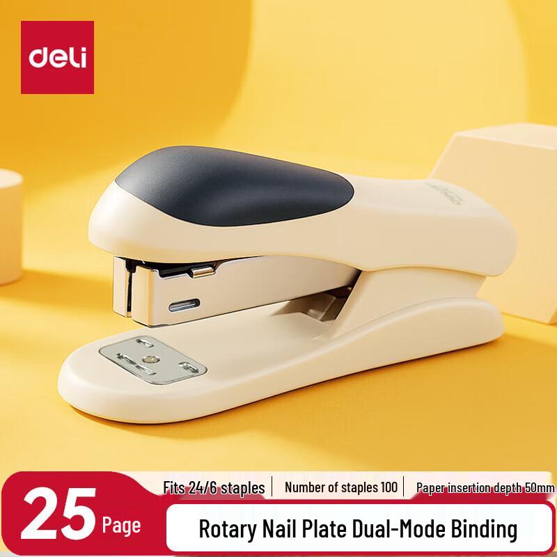 Deli 0305 Office Desktop Stapler 25-Page Capacity