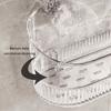Powerful Suction Cup Storage Rack Sturdy Plastic Suction Shelf Storage Rack For Bathrooms Kitchens And Bedrooms