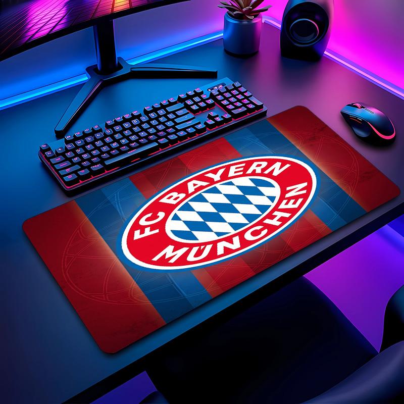 Tappetino per Mouse con Motivo Calcio Bayern Monaco No?Tappetino Mouse da Gioco Antiscivolo con Base in Gomma per Scrivania Ufficio Casa