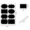 Jar Label Stickers, 64pcs - Blackboard Labels With Chalk Pen