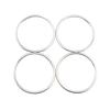 Door Speaker Sound Cover Chrome Trim Ring for BMW X3 F25 X4 F26 2018-2023