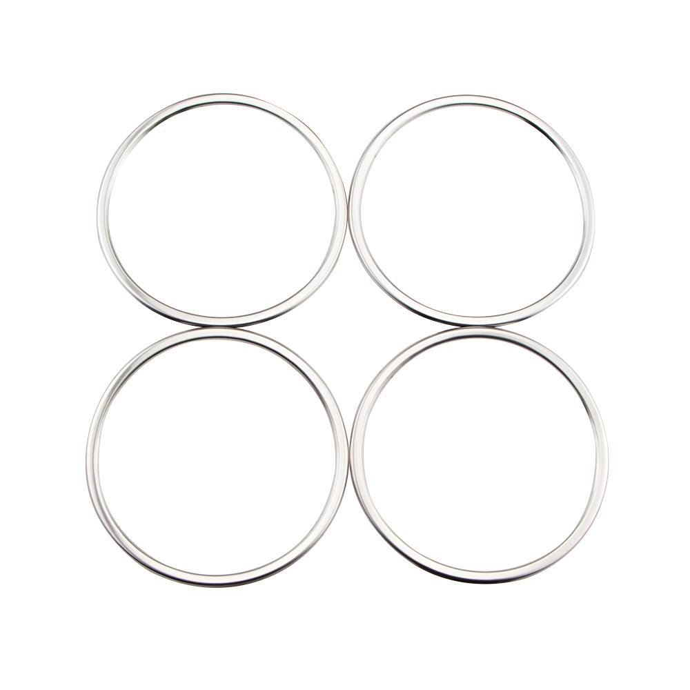 Door Speaker Sound Cover Chrome Trim Ring for BMW X3 F25 X4 F26 2018-2023