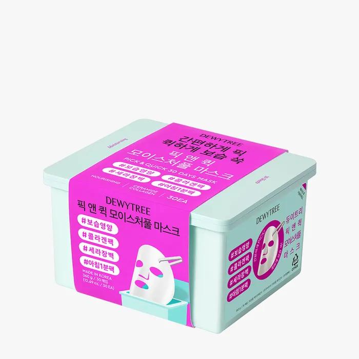 Pick & Quick Moistureful Mask Pack 30 Sheets