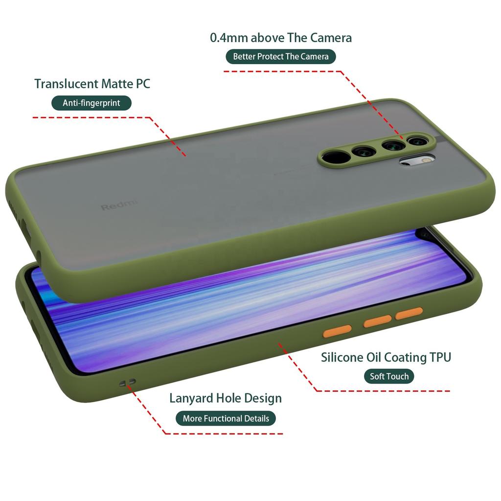 Case For Xiaomi Redmi Note 8 Pro Camera Protection Armor Shockproof Skin Fell Cover Redmi Note8 Pro Phone Case Funda
