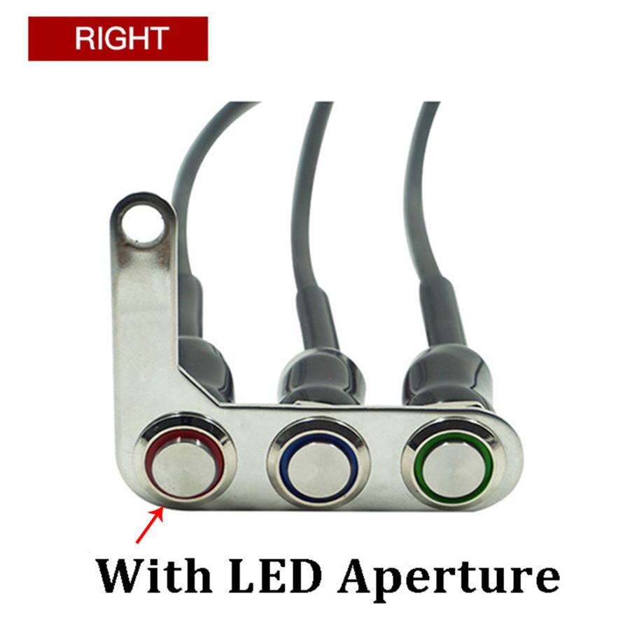 

ATV Right Switch Headlight DRL Horn On-off Dual Self Latching+Reset