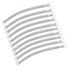10pcs 14 X 1.5mm Flexible Metal Hose Cast Steel Hose for Air Compression Machine 28cm