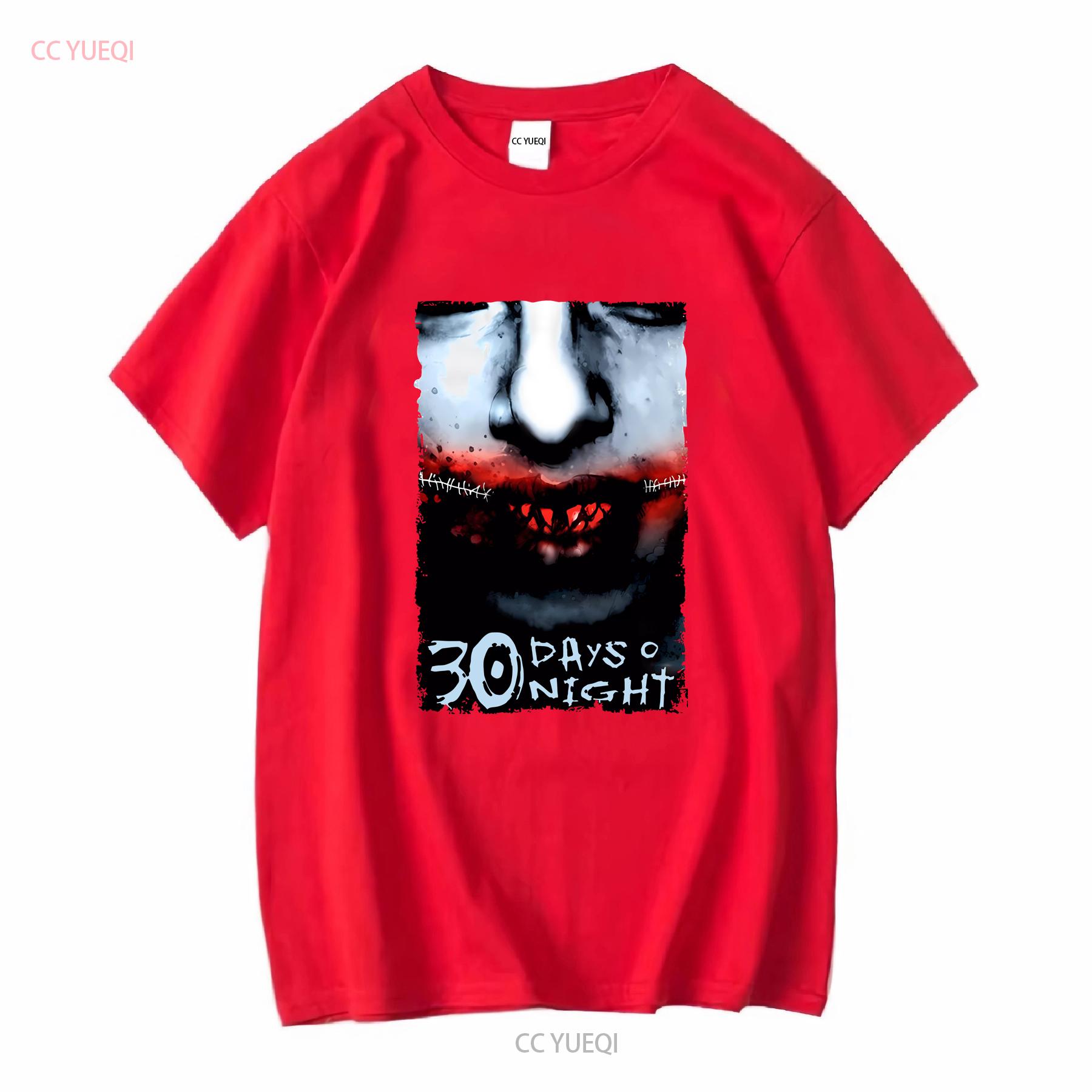 30 Days of Night V2 Horror Poster T SHIRT Black All sizes S 5XL Cotton long or short sleeves vintage Washed S