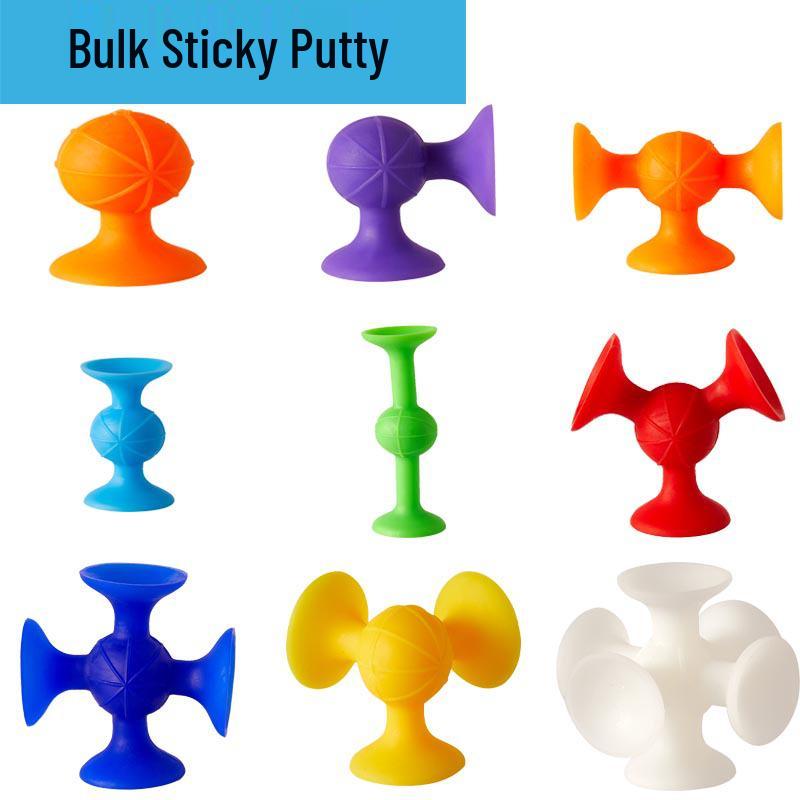 Suction Cup Sticky Building Blocks for Kids: Animal & Spider-Man Themes