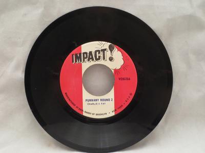 7-Zoll-Schallplatte CHARLIE FAY Punnany Runde 2 VC9125 Impact Jamaica Reggae Ska Dub Gebraucht