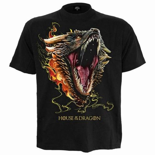 House Of The Dragon Unisex Adult HOD2 Drogon Back Print T-Shirt